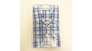 Derek Rose Savile Collection Men's Pyjamas, Blue, Size S