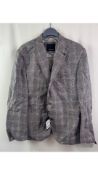 Roy Robson Livingstone Wool & Linen Men's Suit Jacket, Grey, UK L