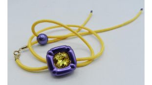 Swarovski Dulcis Necklace, Cushion Cut, 48-60cm