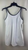 Lululemon Women's Scoop Neck Cutout Tennis Dress, White, Size L