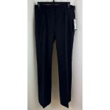 Luisa Cerano Women's Bootcut Jersey-Gabardine Trousers, Black, UK 14