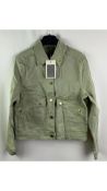 Dranella Women's Drapanama 7 Shirt Jacket, Sage Green. Size L