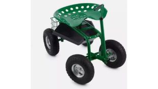 Waldbeck Park Ranger Garden Chair On Wheels, 130 Kg