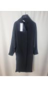 Ania Schierhold Long Cardigan, Black, Size 38