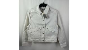 Dranella Women's Drapanama 7 Shirt Jacket, Cream, Size M
