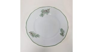 Augarten Wien 1718 Pine Branches Dinner Plate 27 Cm