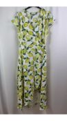 Fabienne Chapot Women's Archana Tess Dress, Lime Lights, Size L, 40 EU