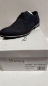 Paolo Vandini Dilan Nubuck Shoes, Blue, Size 43