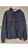 PASTICHE Italy Men's 'Fashion Catalogue 1993' Black Hoodie, Size XL