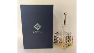 Bubble Condiment Set, 0.BU513.G, Gold Plated