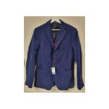 El Ganso Men's Wool Blazer, Navy, Size 42 UK, 52 IT