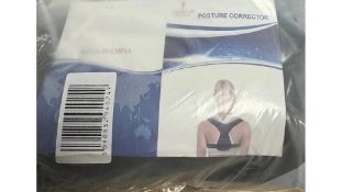 Nine Unbranded Women's Posture Correctors, Black, One Size