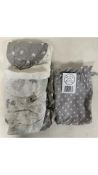 Peek-A-Boo Chicco Next2Me Crib Fitted Sheets, 3 Pcs Set 83x50cm