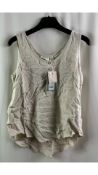 Two Dranella Women's Drpetal 3 Tops, Beige, Size XS