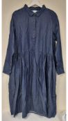SKFK Women's Gaua Dress, Denim Blue, Size M