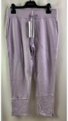 Juvia Loungewear Women's Cotton Blend Lounge Bottoms, Lavender, Size S