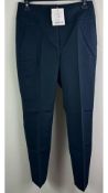 Peserico Men's Trousers, Navy, Slim Fit, Size 44