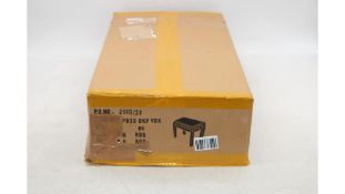 Stagg PB39 BKP VBK Piano and Keyboard Bench, Black. Box damaged