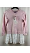 Ralph Lauren Tennis Dress, Pink/White, Size XL/16 Years