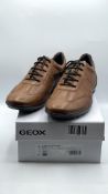 Geox U.Nebula B Suede Textile Shoes, Brown, UK 12. Box damaged