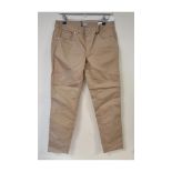 Liu Jo Women's Bottom Up Trousers, Beige, Size W31 L28