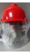 MSA V Gard 900 Series Safety Helmet, Red, Size 52-63cm