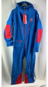 Red 7 Founding Member CG1 All-in-One Suit, Blue/Red, Size Large