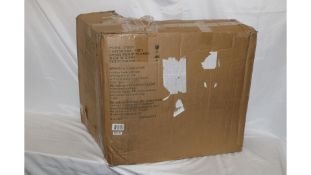 Winslow Vintage Faux Leather Office Chair, Brandy. Box damaged