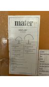 Mater Dome Lamp, Matt Black, Size 40cm