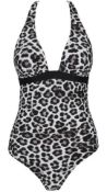 Aubade Women's One Piece Swimsuit, Panther, Size S