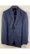 Steffenklein Men's 3 Piece Suit, Navy, Size 46