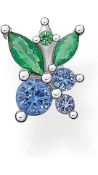 Thomas Sabo Women Stud Earring Blueberry 925 Sterling Silver H2192-699-7