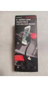 Three Macally Car Cup Holder Phone Mount, 8” Long Flexible Gooseneck