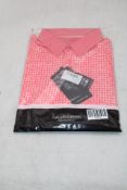 Galvin Green Melvin Golf T-Shirt, Coral/White, Size L