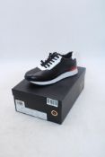 Faretti Berardo Elevator Leather Trainers, Black/White, EU 42