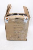 Five Giggi Spherical Pendant Light, Black. Box damaged