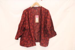 Gudrun Sjoden Bodil Blouse, Dark Red, Size L