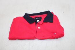 Eden Park Polo Shirt, Red/Navy, Size M