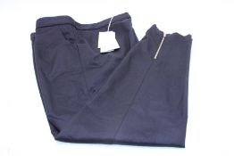 Stella McCartney Straight Leg Trousers, Navy, EU 48