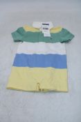 Ralph Lauren Kids Rugby Polo Shirt, Blue/Yellow/White/Green, Age 9M