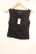 Isabella Vrana The High Neck Top, Black, Size M