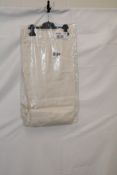 Ralph Lauren Linen Blend Twill Wide Leg Trousers, Mascarpone Cream, Size 4