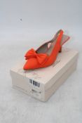 Laminta Bow High Heel Shoes, Orange, EU 40