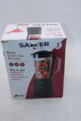 Slater Kuro 1.5L Glass Jug Blender, Black. Box damaged, Not checked
