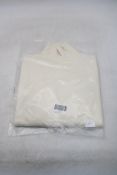 Barbara Alvisi Turtleneck Jumper, Milky White, Size M/L