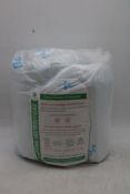 Keltaro Deep Pocket Soft Down Mattress Topper, White/Blue, Size Full
