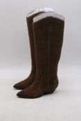Badura Cowboy Boots, Brown, Size 36, No Box