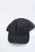 Stetson Kent Wool Earflaps Flat Cap, Black, Size L