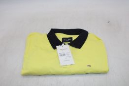 Eden Park Polo Shirt, Yellow/Black, Size M
