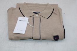 Eden Park Polo Shirt, Sand/Black, Size M